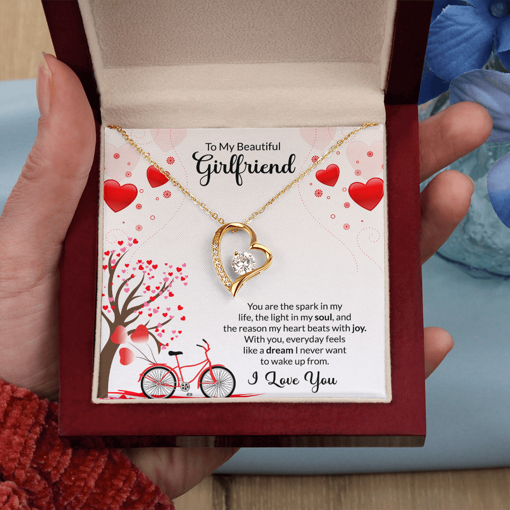 Forever Love Necklace To My Beautiful Girlfriend