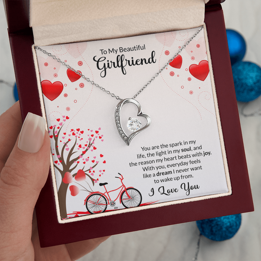 Forever Love Necklace To My Beautiful Girlfriend
