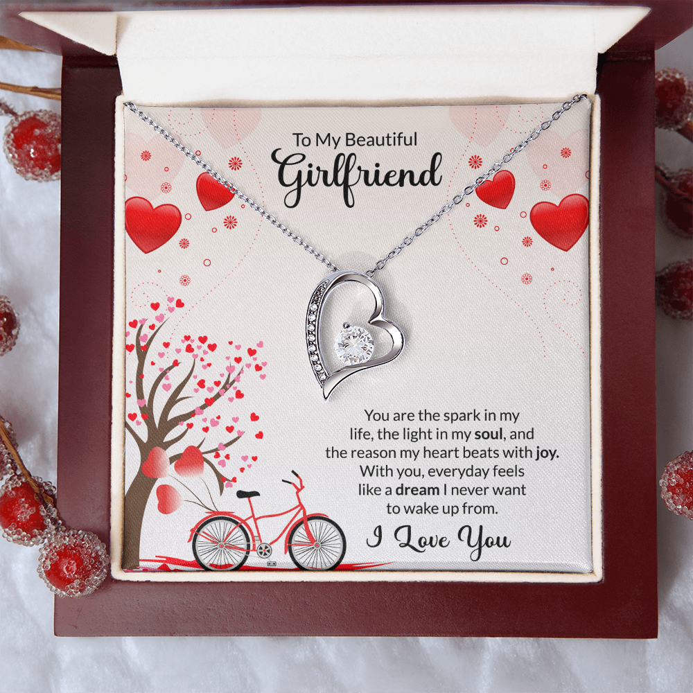 Forever Love Necklace To My Beautiful Girlfriend