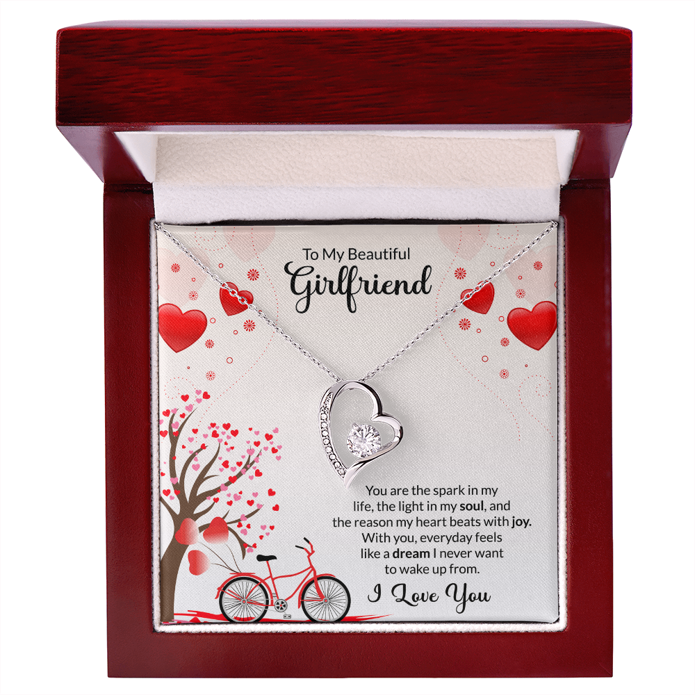 Forever Love Necklace To My Beautiful Girlfriend