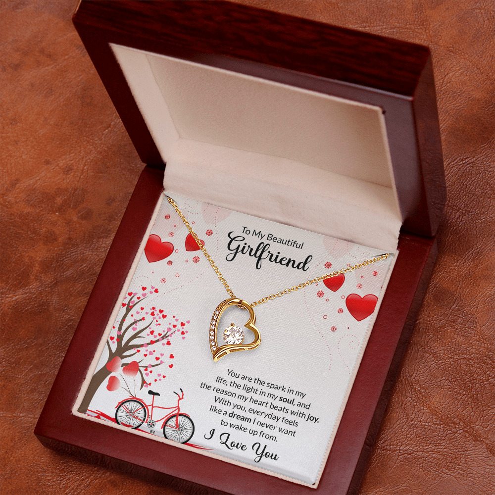Forever Love Necklace To My Beautiful Girlfriend