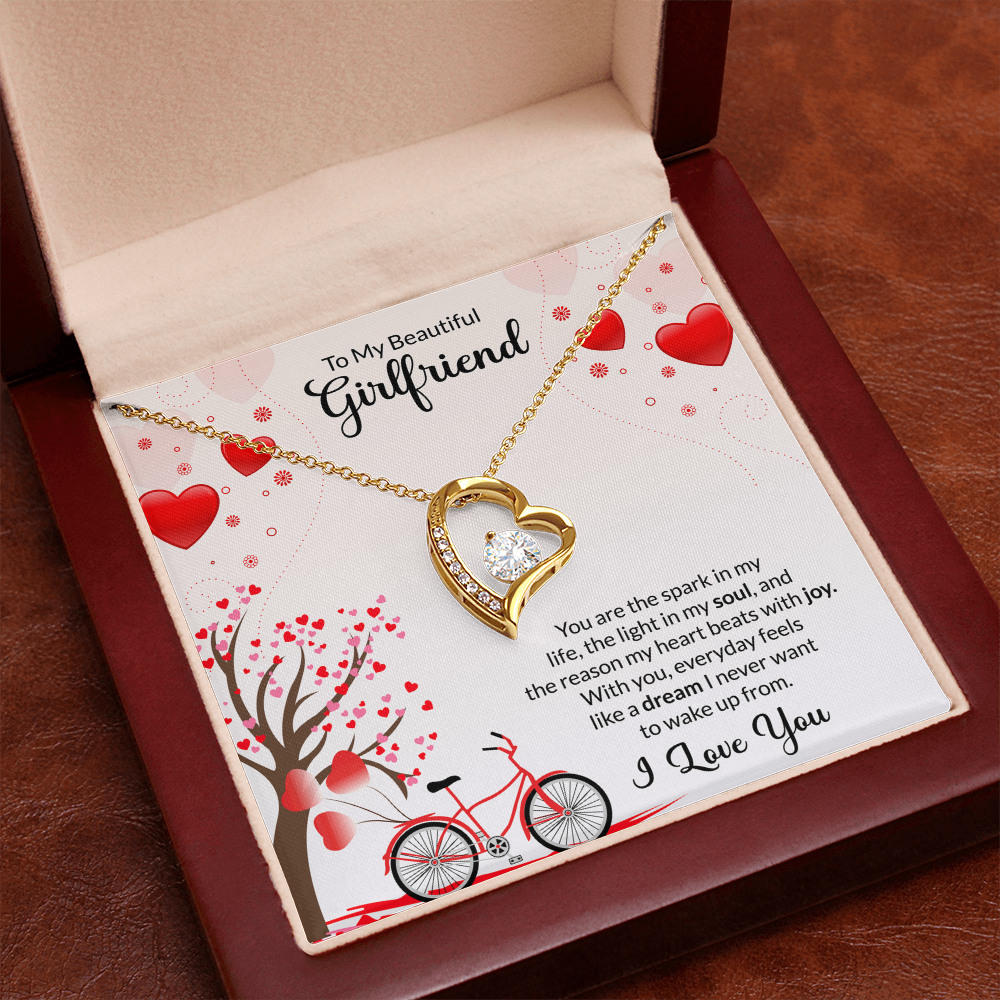 Forever Love Necklace To My Beautiful Girlfriend