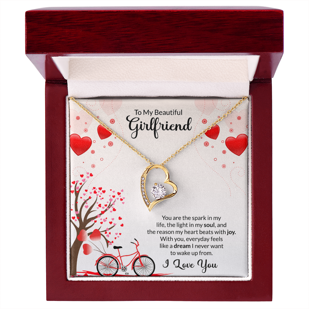 Forever Love Necklace To My Beautiful Girlfriend