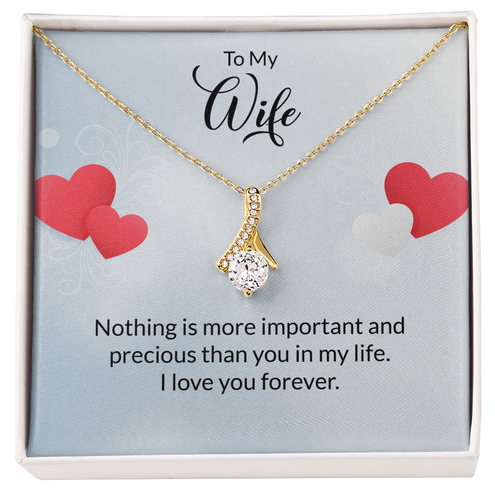 Alluring Beauty Necklace To My Wife