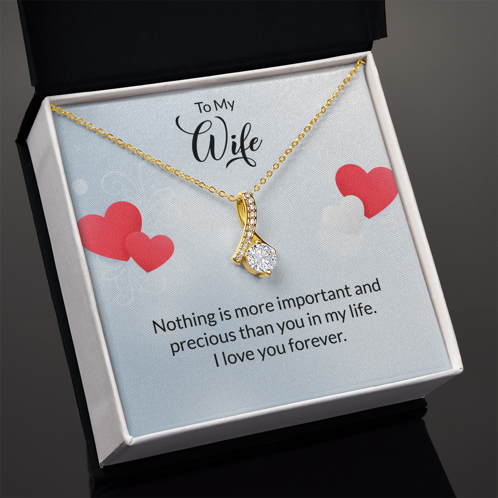Alluring Beauty Necklace To My Wife