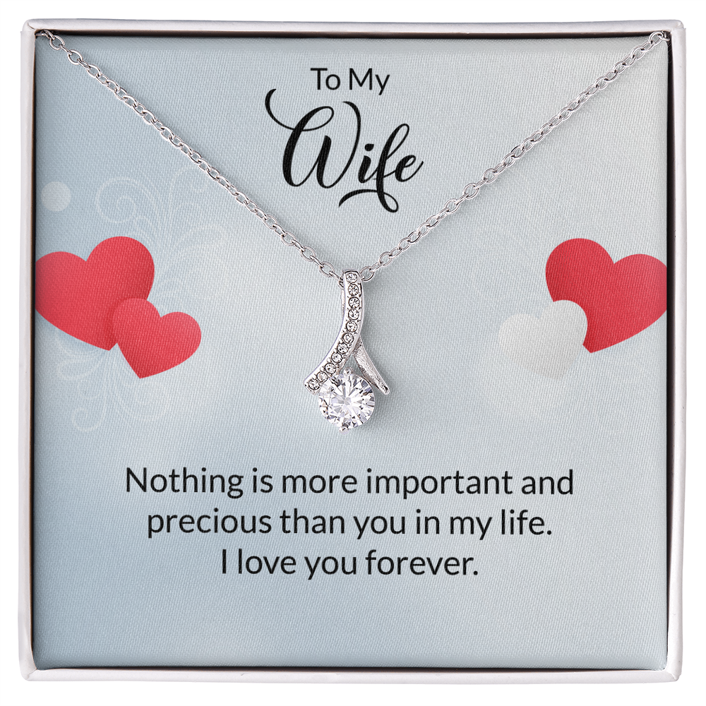 Alluring Beauty Necklace To My Wife