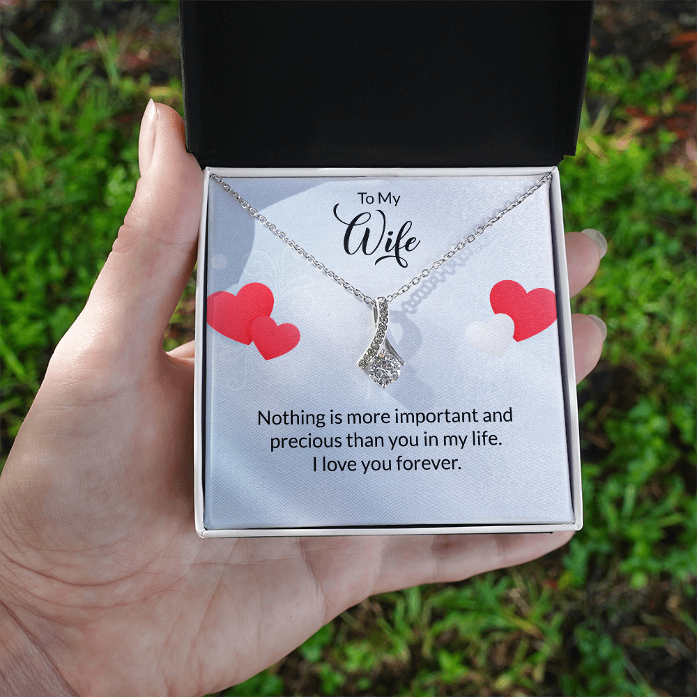 Alluring Beauty Necklace To My Wife