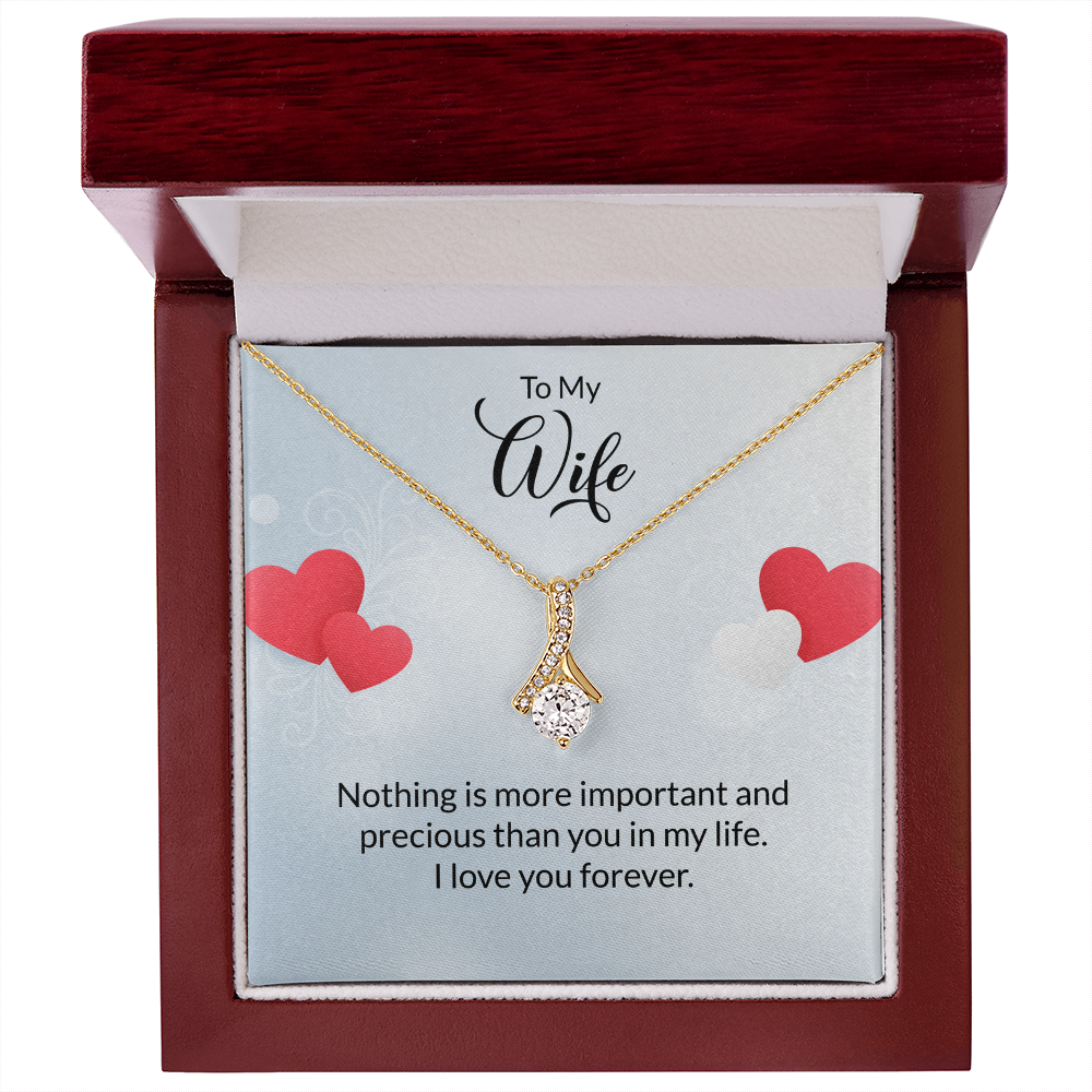 Alluring Beauty Necklace To My Wife