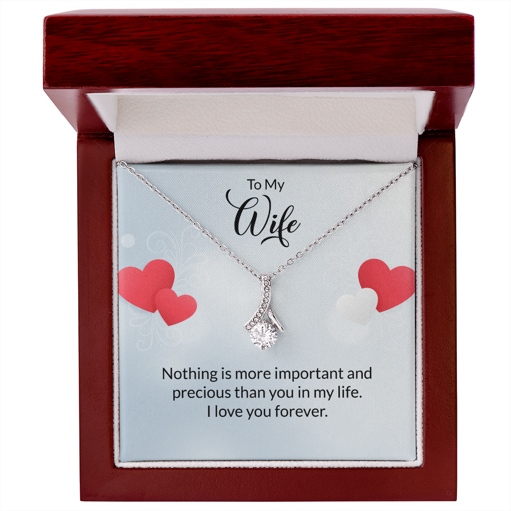 Alluring Beauty Necklace To My Wife