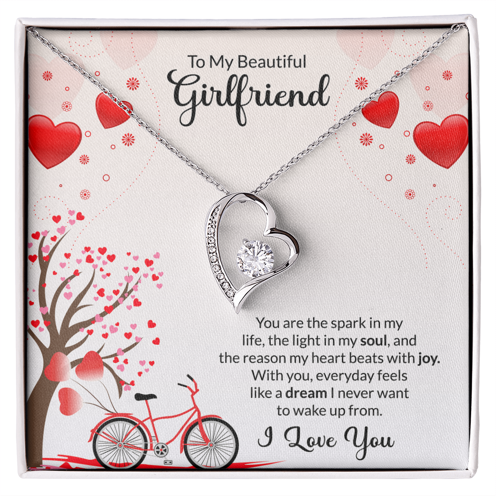 Forever Love Necklace To My Beautiful Girlfriend