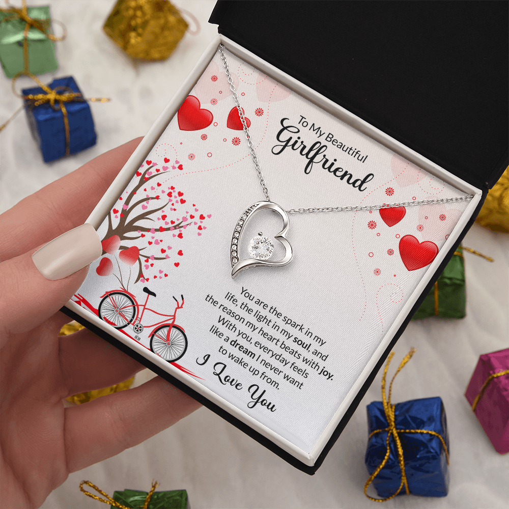 Forever Love Necklace To My Beautiful Girlfriend