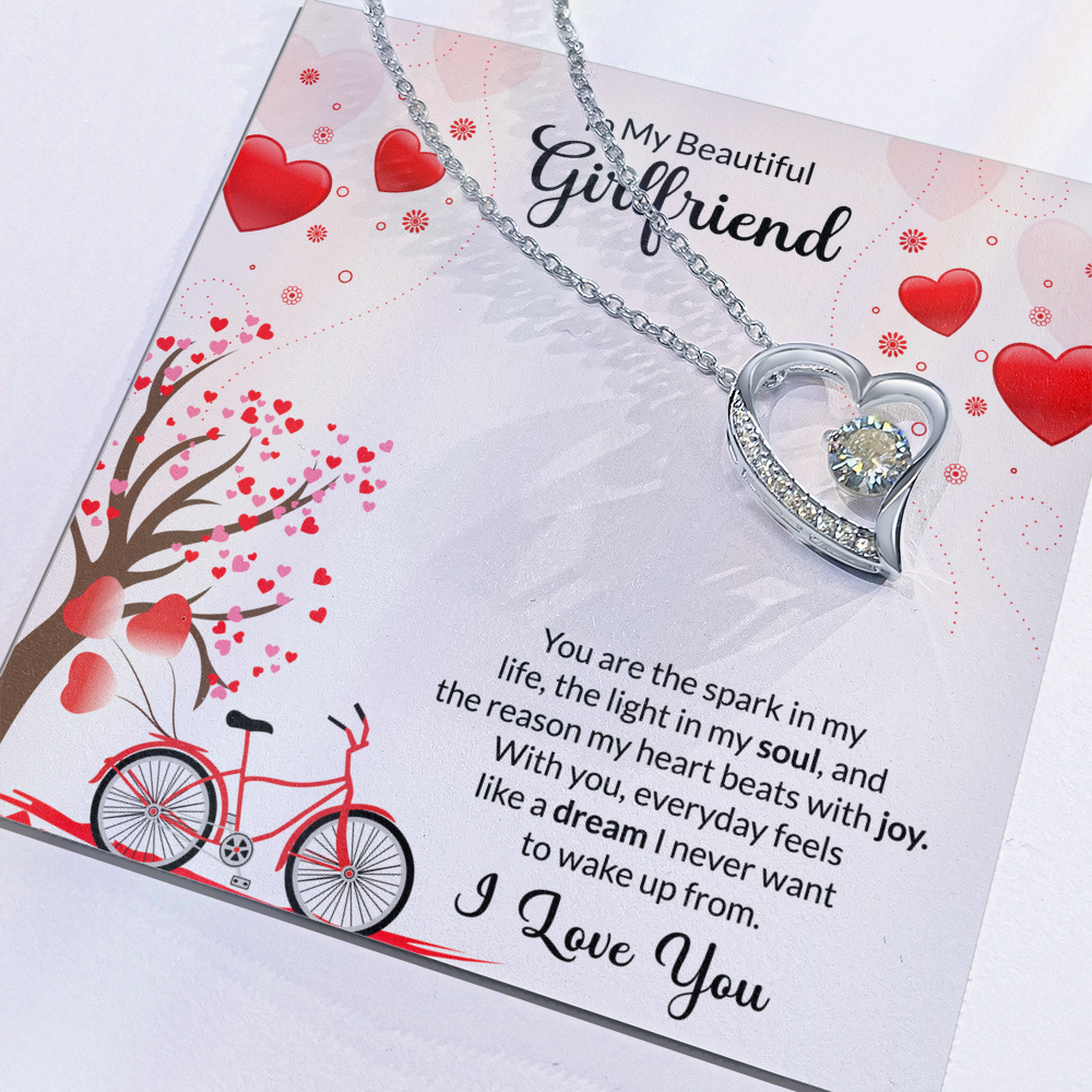 Forever Love Necklace To My Beautiful Girlfriend