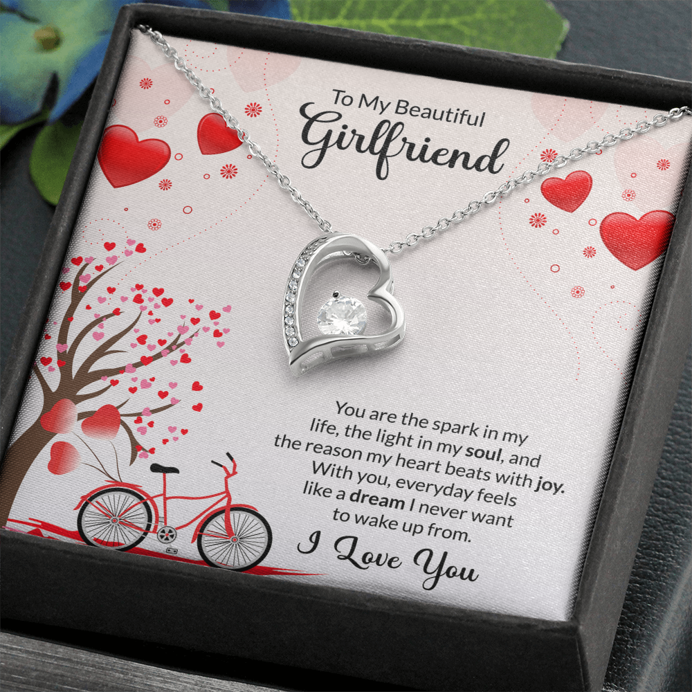 Forever Love Necklace To My Beautiful Girlfriend