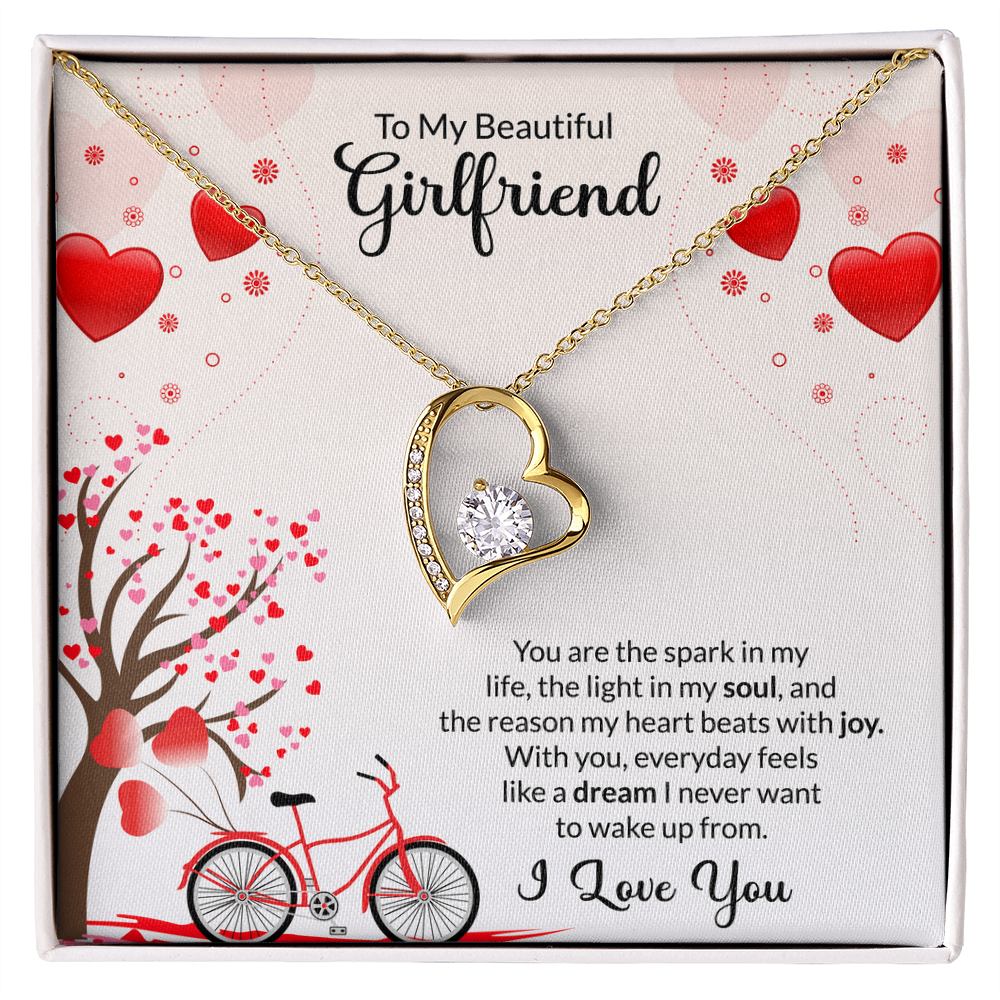 Forever Love Necklace To My Beautiful Girlfriend