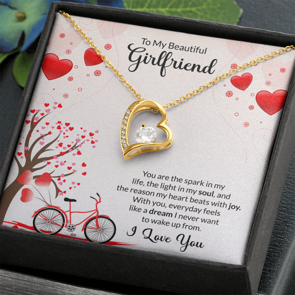 Forever Love Necklace To My Beautiful Girlfriend